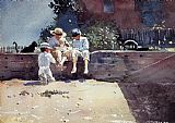 Boys and Kitten by Winslow Homer